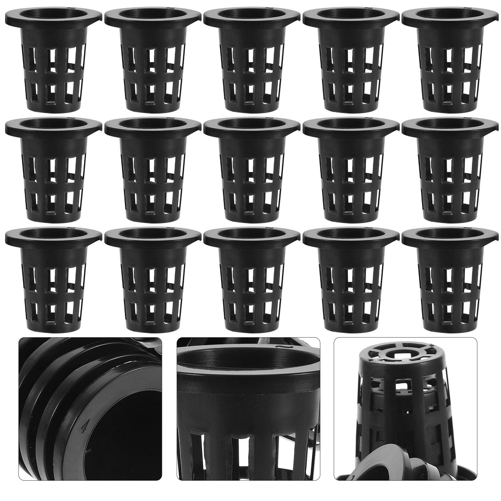 Plant Pot - 50 Buah Keranjang Tanam Plastik, Pot