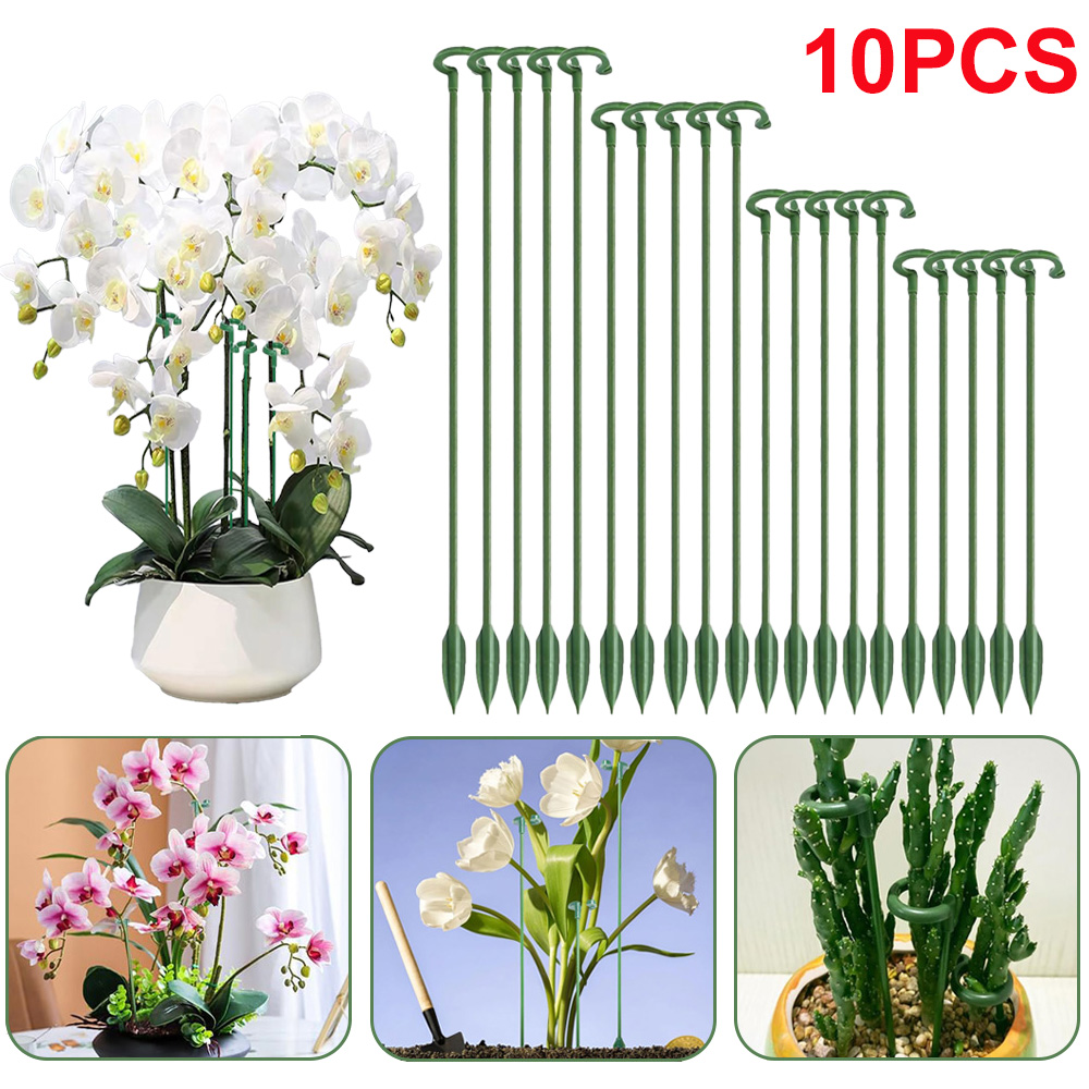 Plant Support Stake - 5/10 Buah Penyangga Tanaman, Penahan Pot