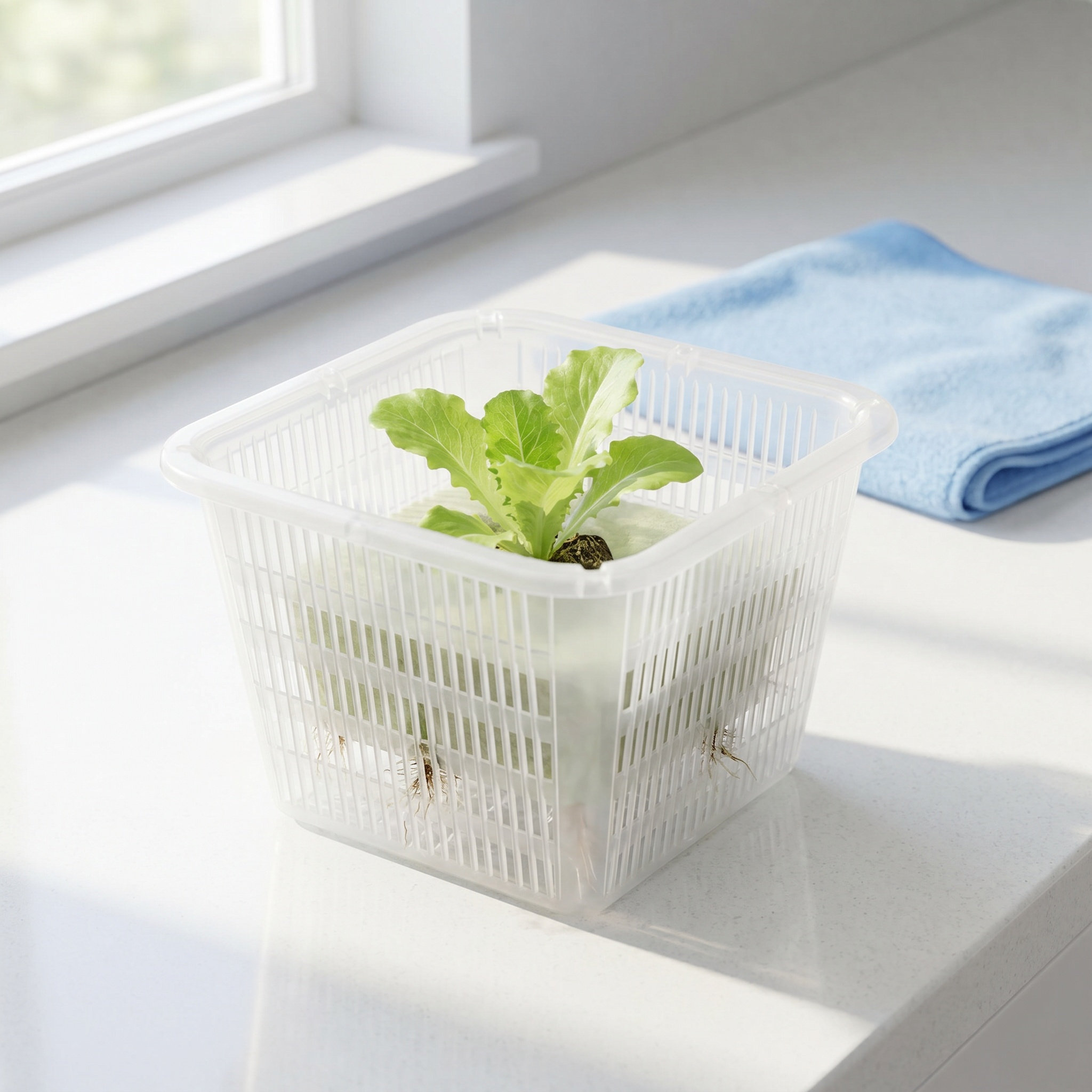 6 buah wadah jaring persegi un - Indoor Plants ulasan dan harga