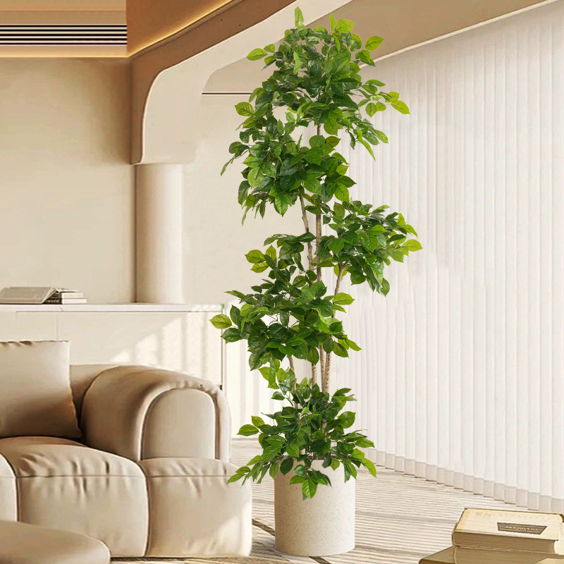 2-78in Tanaman Palsu Besar Bua - Fiddle Leaf Fig ulasan dan harga