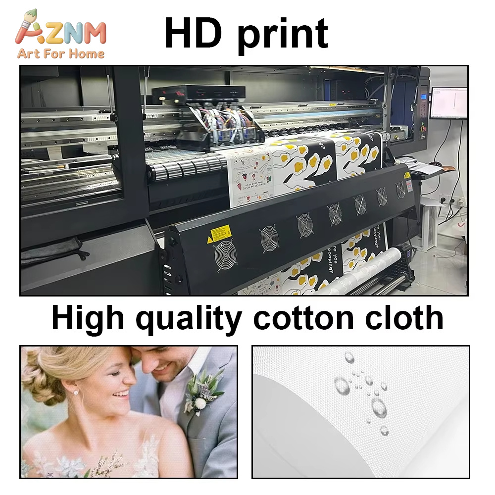 AZNM Poster Kanvas Tanaman Pot - Pothos ulasan dan harga